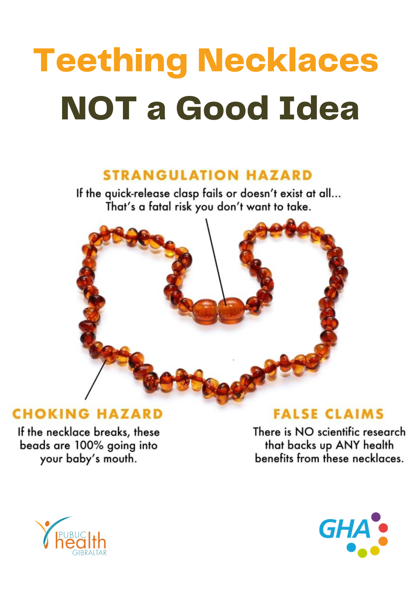 Public Health Warning: Teething Necklaces Image